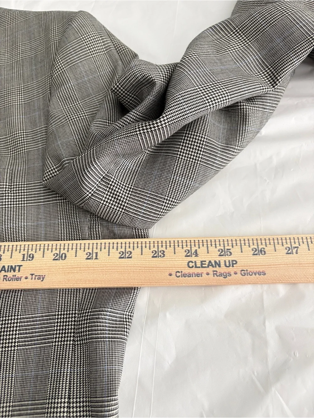 Paul Stuart Stuart’s Choice Gray Glen Plaid Super 120s Wool Blazer 44L